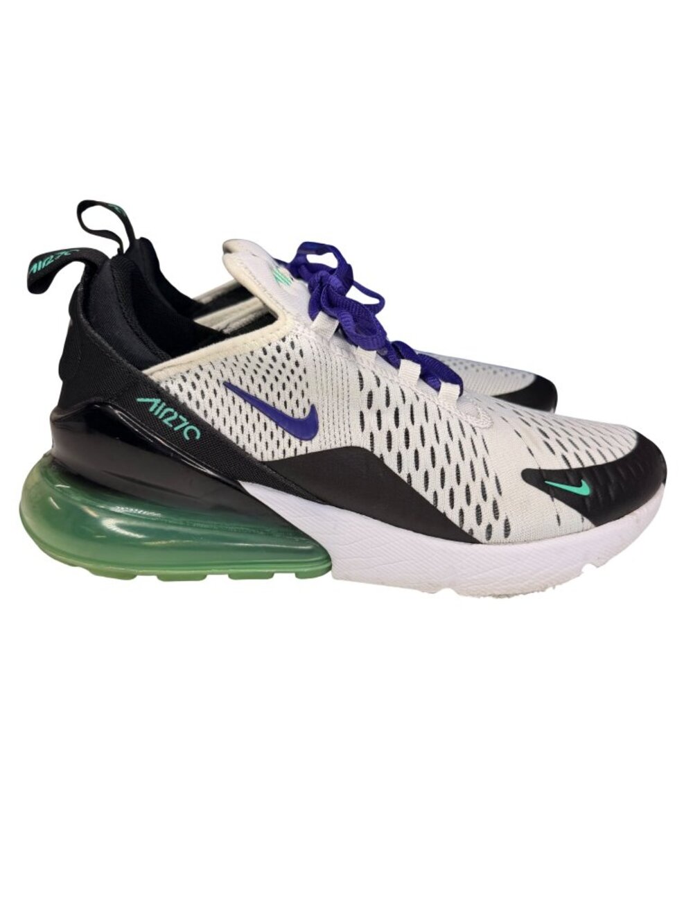Nike Air Max 270 - AH6789-103 'Grape' White/Purple Sneakers Women's Shoe size